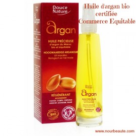 Huile d'Argan bio, Certifié Commerce Equitable, 100 ml 