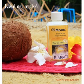 Monoï Bio, Fleur de Tiaré. Laboratoires de Biarritz, 100ml