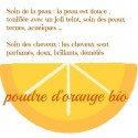 Poudre d'orange Bio, 100 gr