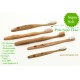 Eco bamboo, Brosse à dents en Bambou Biodégradable, Super Soft