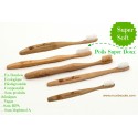 Eco bamboo, Brosse à dents en Bambou Biodégradable, Super Soft
