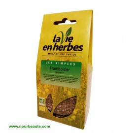 Feuilles de Framboisier Bio, La vie en herbes. 35 gr