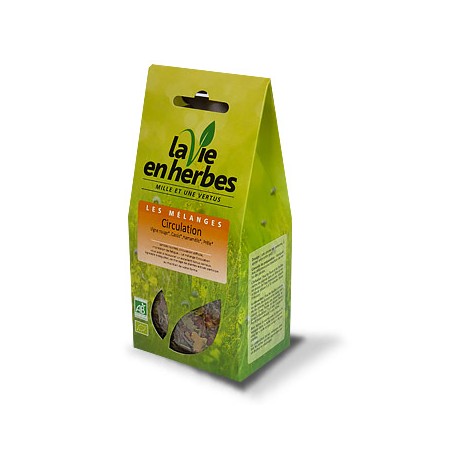 Tisane Bio Circulation, 45 gr en Vrac. La vie en Herbes