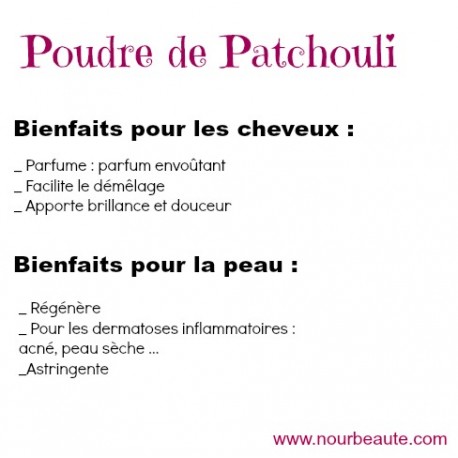 Poudre de patchouli