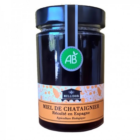 Miel de Châtaignier Biologique, 500 Gr .Mellidor