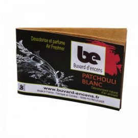 Encens patchouli blanc, Buvard d'encens