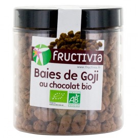 Baies de goji bio au chocolat noir. Fructivia, 150 Gr