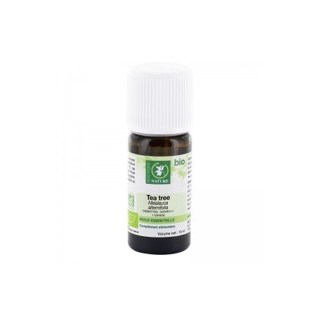 Huile essentielle de tea tree bio, 10 ml.