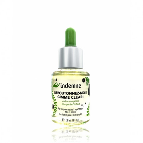 Lotion visage anti-imperfections Déboutonnez-moi -.Indemne format pipette.30 ml