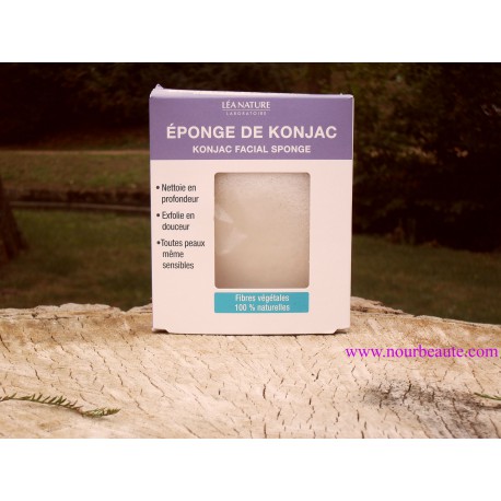 Eponge Konjac, Toutes Peaux, Léa Nature Laboratoire 