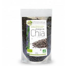 Ecoidées Graines de Chia Noires certifié AB- 200gr