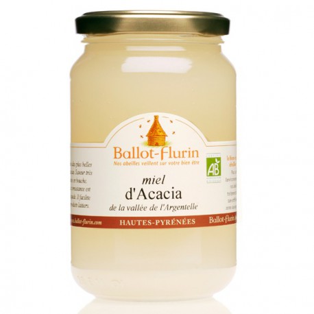 Ballot Flurin ,Miel d'Acacia Bio, 500 Gr