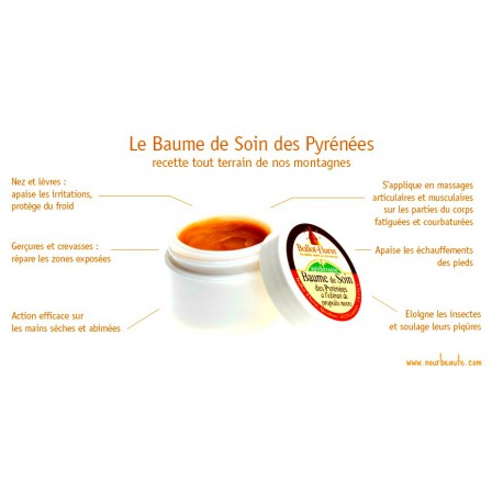 Ballot Flurin , Baume de Soin Des Pyrénées Bio, 30 ml