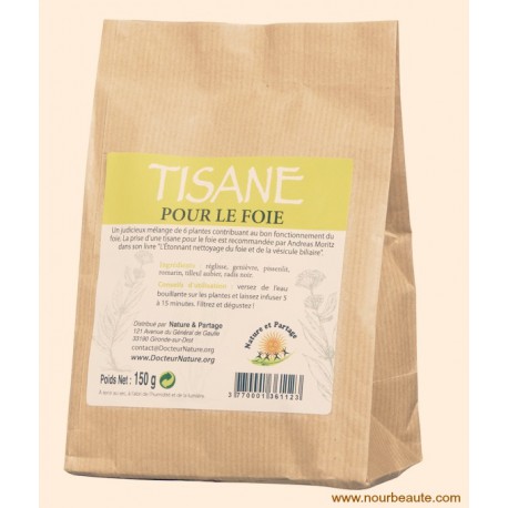 Tisane pour le Foie avec 6 Plantes, 150 Gr
