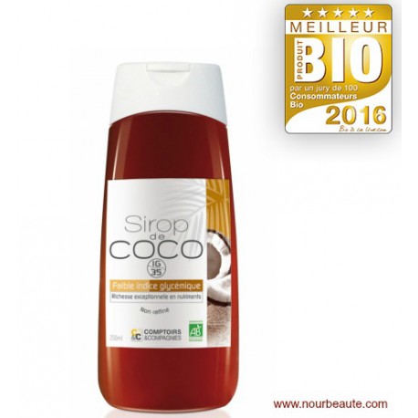 Sirop de Coco Bio, Elu Meilleur Produit Bio 2016, Comptoirs et Compagnies