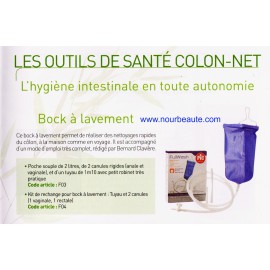 Bock à Lavement : Set de lavement intestinal et vaginal par irrigateur